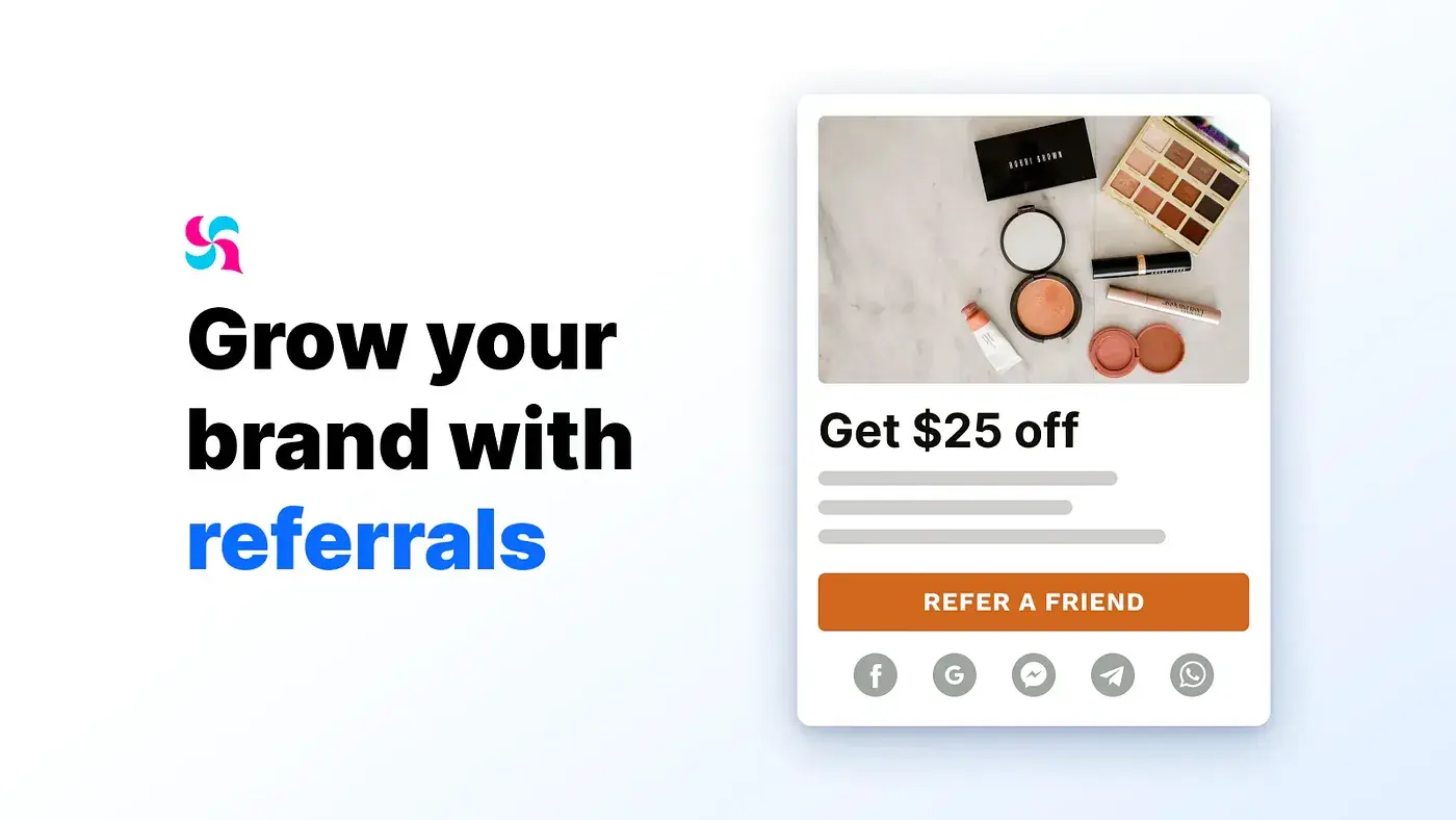 ReferralCandy dashboard displaying referral program metrics